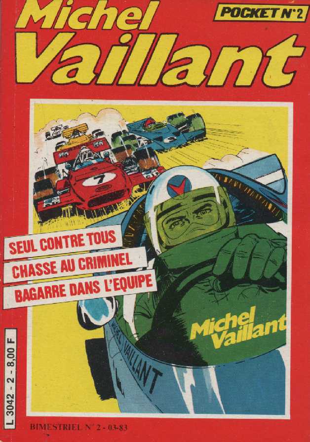 Scan de la Couverture Michel Vaillant Pocket n 2